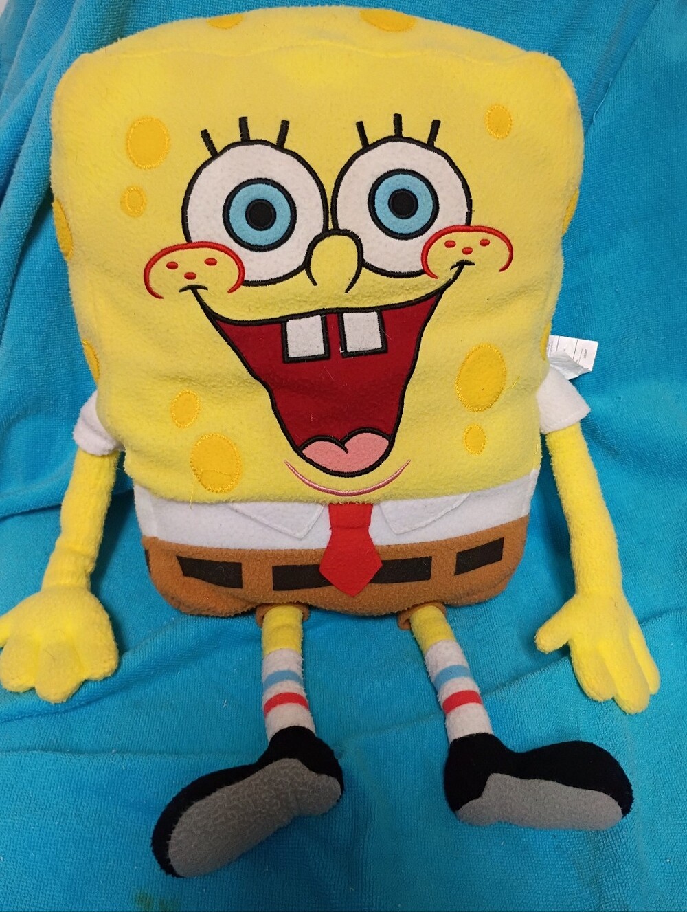 Nickelodeon SpongeBob Plush in Yellow, Red, Blue, Brown